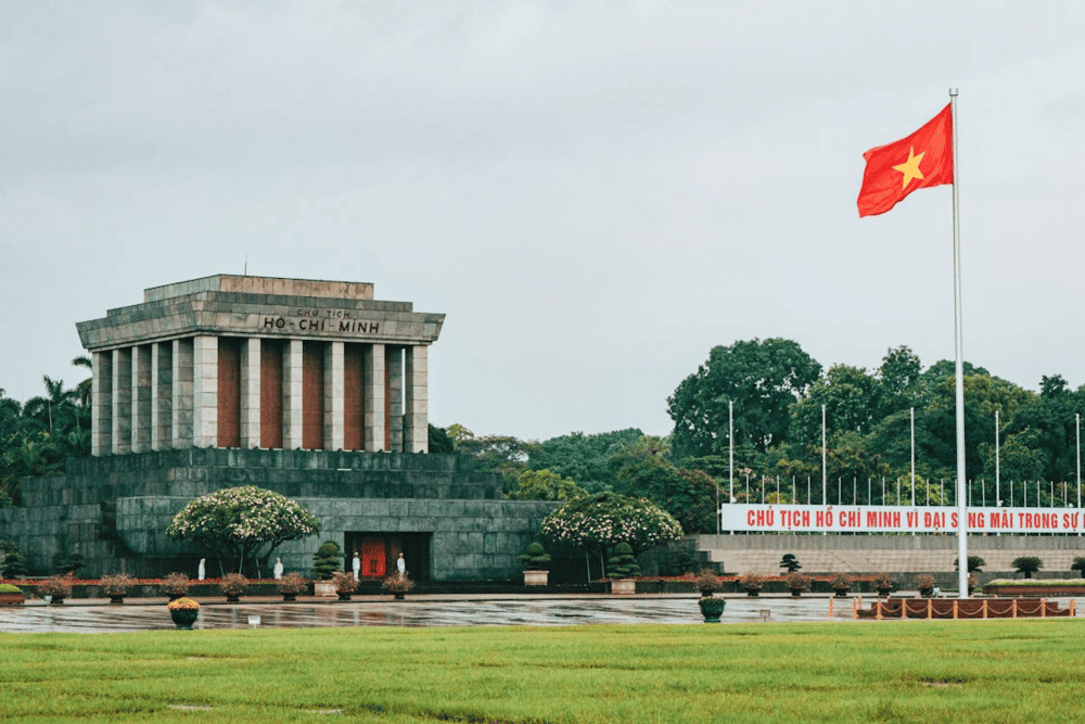 The architecture of Ho Chi Minh Mausoleum is greatly influenced by Soviet influences (Sources: Pexels)